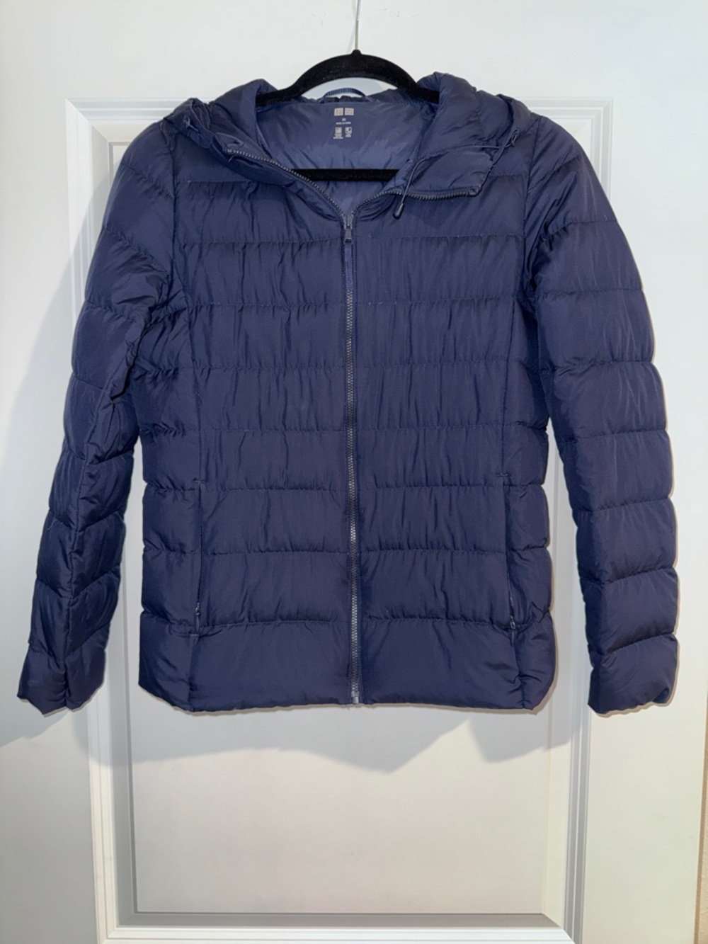 Uniqlo Ultra Light Down Hoodie Parka Navy Blue